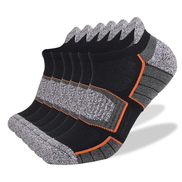 ylioge 6 Pack Ankle Socks for Men Women Breathable-Cotton Moisture-Wicking Unisex Multipack Athletic Sports Running Low Cut Sock