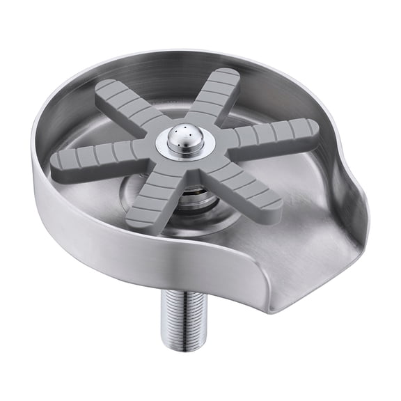 RKSTN Water Bottles 304 Stainless Steel Nine-hole Copper Nozzle Cup Washer Household Commercial Bar Sink High-pressure Cup Washer Cups for Cold Water Drinks, Sports,School
