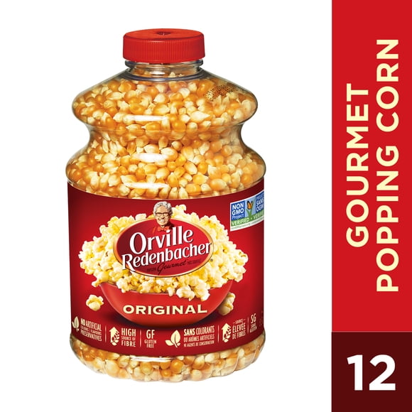 Orville Redenbacher Original Popcorn Kernels, No Artificial Colours or Preservatives, High Fibre, Gluten Free, 850g