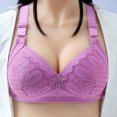 thumbnail image 3 of Bocqde Woman's Plus Size Everyday Bras Embroidery Light Comfortable No Underwire Push Up Bralettes Soft Full Coverage Support Bra, 3 of 6