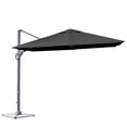 thumbnail image 1 of Costway Parasol Déporté de Patio 10 X 10 Pi en Aluminium, Rotation 360°, Inclinaison, Gris, 1 of 10