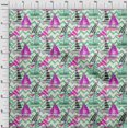 thumbnail image 4 of oneOone Polyester Spandex Sea Green Fabric Beach Craft Projects Decor Fabric Printed By The Yard 56 Inch Wide, 4 of 4