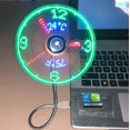 thumbnail image 4 of Binwennn USB Clock Fan With Real Clock And Temperature Display Function Small Clip Fans Window Ventilator Fan, 4 of 7