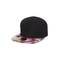 thumbnail image 1 of TopHeadwear Snapbacks Floraux - Noir/blanc - Fleurs Pixélisées, 1 of 2