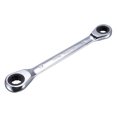 thumbnail image 1 of Unique Bargains Double Box End Ratcheting Wrench (10x12mm) Metric 72 Teeth 12 Point Ratchet Spanner Tools, CR-V, 1 of 5