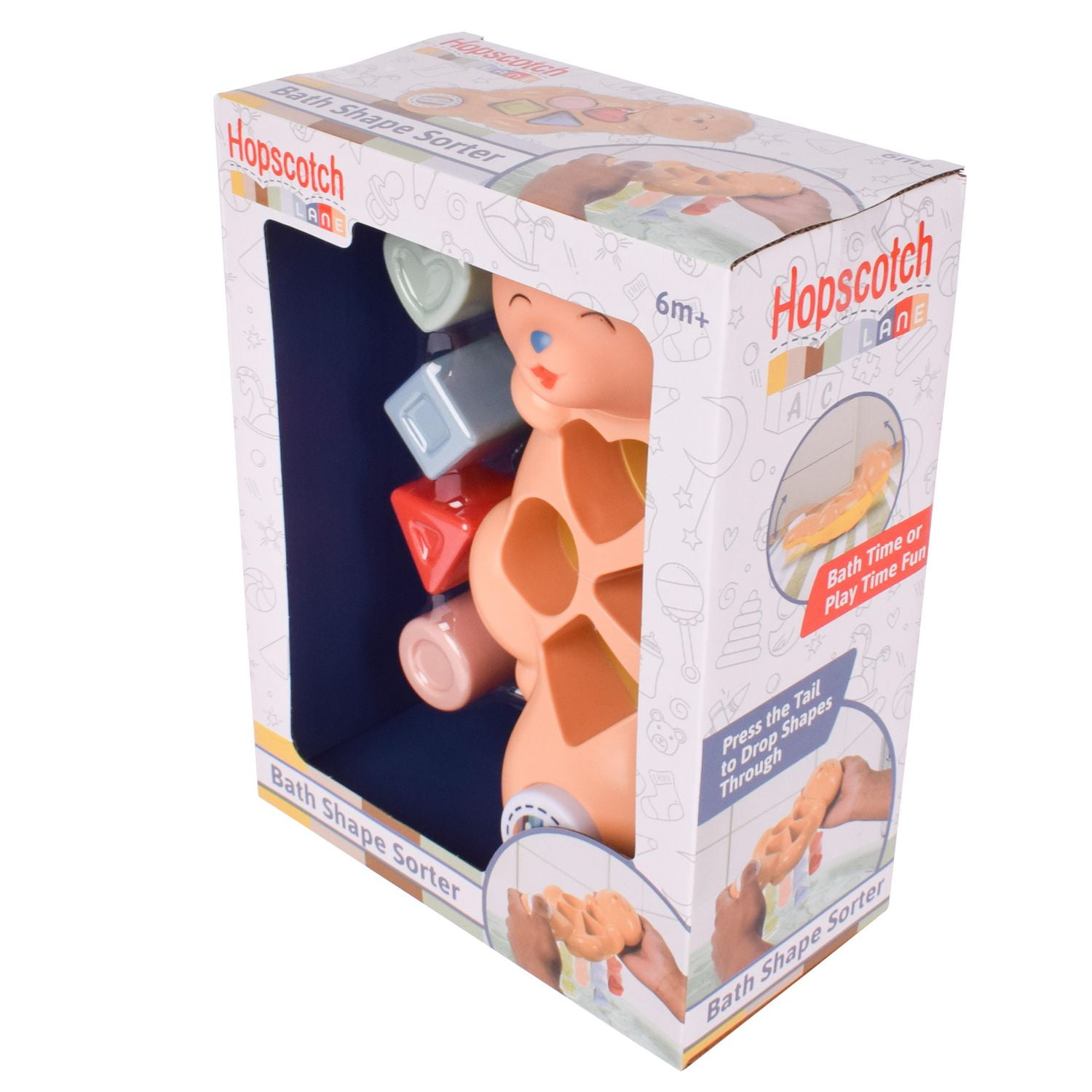 Hopscotch Lane Sea Otter Shape Sorter Bath Toy | Baby and Toddler, Unisex