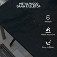 thumbnail image 4 of Outsunny Patio Table for 6 People with Steel Legs, Metal Tabletop, 4 of 10