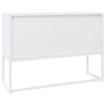 thumbnail image 5 of vidaXL Buffet Blanc 105x35x75 cm Acier 1 Tablette, 5 of 5