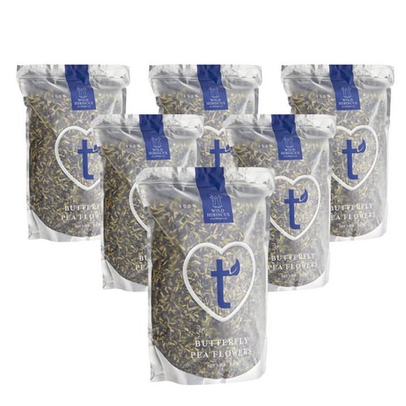 Wild Hibiscus Fleurs Entières Séchées de Pois Papillon / 2,2 lb/1 kg / 6/caisse
