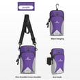 thumbnail image 4 of EGNMCR Phone Holder Arm Bands Small Crossbody Bag For Men & Women Fits All Cell Phones Use For Running Walking,, 4 of 7