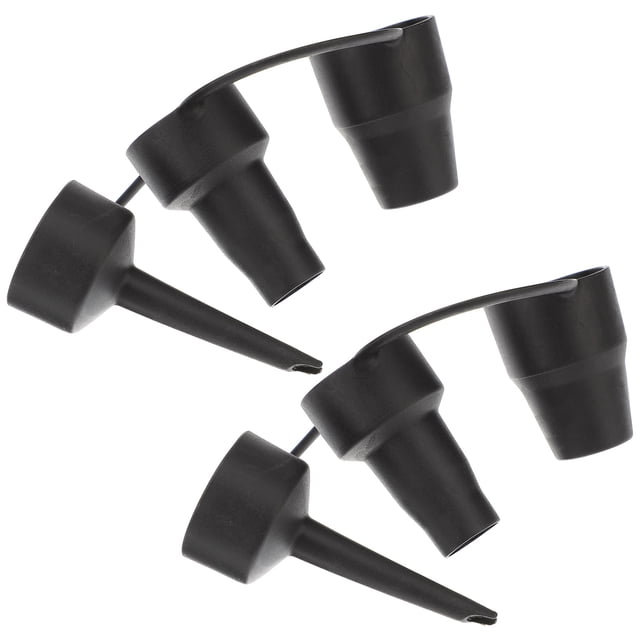 Shisuyan 2 Sets 3 Sizes Plastic Nozzle Pump Nozzle Head Air Inflator Adaptor Replacement Nozzles
