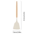 thumbnail image 3 of Oleegame 2PC Kitchen Utensils Set Kitchenware Spatula Heat Silicone Spatula Household Soup Spoon Food Grade Stir Fry Scoop Omelette Frying Scoop Set Combination, 3 of 4