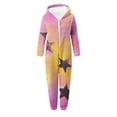thumbnail image 5 of EGNMCR Combinaison Fille à Manches Longues Combinaison à Manches Longues à Capuche Pyjama Combinaison Décontractée d'Hiver Chaude Combinaison de Nuit Fille Combinaison en Polyester, 5 of 5