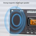 thumbnail image 4 of Mini LCD Radio Battery Powered Portable Radio Excellent Reception Pocket AM FM Radio With Telescopic Antenna Multifunctional Radio Built-in Speaker For Senior Running Walking Home European version, 4 of 5