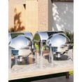 thumbnail image 3 of Yiwa Ensemble de Buffet Rond de 6 Qt, Réchaud Circulaire en Acier Inoxydable avec Couvercle à Rouleau pour Traiteur, Mariages, Fêtes et Événements, 3 of 7
