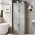 thumbnail image 4 of YUSAZENS Freestanding Pantry Cabinet, 70 Inch Tall Storage with Doors, Gray, 4 of 8