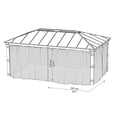 thumbnail image 3 of CANOPIA by PALRAM Mosquito Netting Set for 12 ft. x 20 ft. Dallas Gazebo, 3 of 5