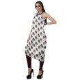 thumbnail image 4 of Moomaya Robe Kurti Sans Manches à une Épaule Imprimée pour Femmes, Vêtement de Créateur Boho pour Fête, 4 of 7