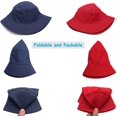 thumbnail image 3 of ORUYROP Bucket Hat for Women Men, Reversible Cotton Summer Sun Beach Fishing Cap Solid Color Style, 3 of 5