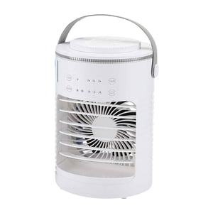 Qocolhg Portable Air Conditioners, 600ml Small Desk Fan, 3 Speeds Charging Quiet Air Cooling Fan, Mini Air Conditioner Fan with Timer, Portable AC Unit for Home, Bedroom, Office, Indoor