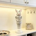 thumbnail image 1 of EGNMCR Easter Decorations, Cute Resin Bunny Figurine Mini Easter Rabbits Statue for Home Decor Tabletop Shelf Mantel Centerpiece Decoration Spring Holiday Party Favors resin decorations, 1 of 6