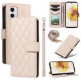 thumbnail image 1 of Motorola MOTO G73 Phone Case , Wallet Flip Cover Adjustable Crossbody Lanyard Magnetic Card Slots, 1 of 5