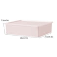 thumbnail image 3 of Compartment Storage Case with Lid, Storage Box Drawer Organizer for Underwear Panty Organizing, 11x8x3 Inches, 3 of 8