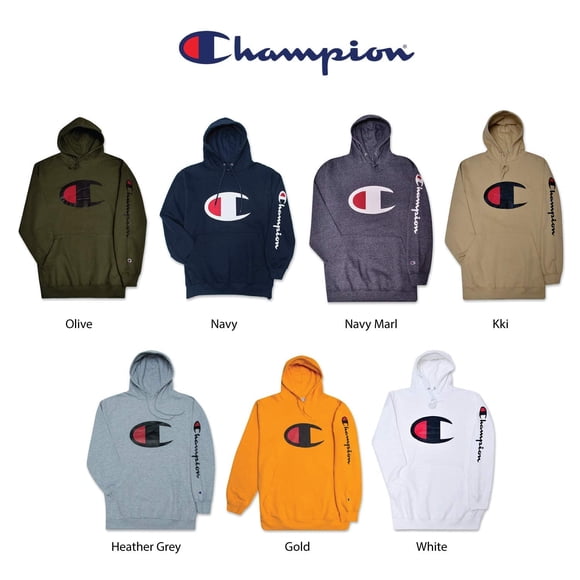 Champion Mens Big and Tall Big C Pullover Fashion Hoodie