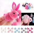 thumbnail image 5 of Ensemble de 5 Pcs de Mini Poupées Lapin en Peluche de Pâques - Décorations et Cadeaux, 5 of 5