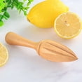 thumbnail image 3 of Wooden Manual Lemon Juicer Log Juice Squeezing Tool Kitchen Utensils, 3 of 8
