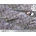 thumbnail image 2 of Soimoi Viscose Chiffon Fabric Curve Diamond Geometric Print Sewing Fabric Yard 42 Inch Wide, 2 of 3