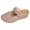 B Pink, variant on Women's Close Toe Platform Sandals Floral Cutout Adjustable Hook Loop Slip On Wedge Clogs Mules Beach Slide White Size 8