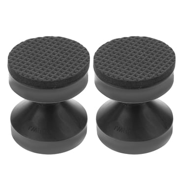Chambre 2 Pcs Butées Filetées Réglables en Plastique Noir pour Tête de Lit pour Meubles