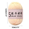 thumbnail image 3 of Clearance Tyidzon Wool Yarn for Crocheting Soft Crochet Thread Yarn, Lightweight Wool Yarn for Crochet Hand Knitting Crocheting Crafting, 3 of 6