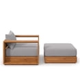thumbnail image 4 of Modway Tahoe Ottoman 2 Patio Furniture, Light Gray, 4 of 9