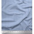 thumbnail image 1 of Soimoi Poly Georgette Fabric Geometric Small Print Fabric by The Yard 52 Inch Wide, 1 of 3