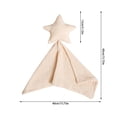 thumbnail image 1 of Btomtd Infant Cloth Soothing Handkerchief Infant Sleeping Doll Soothing Handkerchief, Khaki, 1 of 5