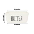 thumbnail image 3 of Yhmxh Kitchen Organizers And Storage New Ceramic Butters Box Cheese Butters Box Nordics Style Butters Storage Ceramic Jar Ceramic Yellow Jar, 3 of 6