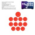 thumbnail image 2 of <p>12pcs Arcade Button Cover 20.2mm 25.3mm Mechanical Push Button Cover For Kailh For Cherry For Akko For Glorious Switches</p>, 2 of 7