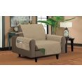thumbnail image 2 of Classic Reversible Quilted Waterproof Furniture Protector Diamond Design (Chair, Green/Taupe), 2 of 2