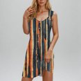 thumbnail image 1 of Ovzne Robes d'Été pour Femmes 2025 Robe de Plage Robe de Printemps et d'Été pour Femmes Vacances Boutonnée Col en V à Bretelles Robe Haut Robe de Printemps Imprimée Liquidation, 1 of 7
