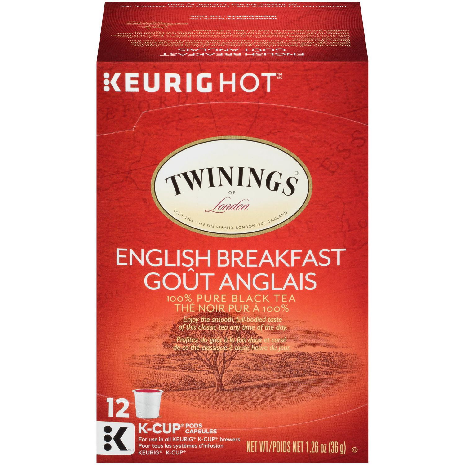 Twinings® English Breakfast Tea K-Cup Packs