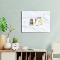 thumbnail image 4 of Aitakatta Marble Print Magnetic Dry Erase Board, 29.5x19.7 inches Decorative White Board for Wall with Design, Frameless Dry Erase Board for Wall, Ma, 4 of 6
