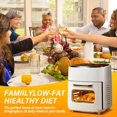 thumbnail image 5 of Three Floors Visual Air Fryer Household Large Capacity 15l Oil-free Smart Oven French Fries Machine With Baking, 5 of 5