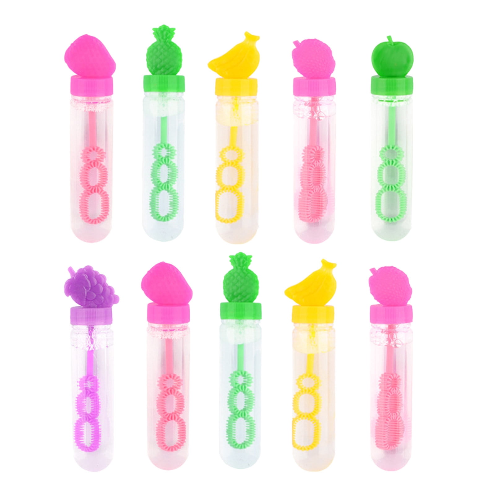 10 Pack Mini Bubble Wand Set Party Summer Toy For Kids Party /Celebrations /Birthdays Gift 100ml