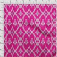 thumbnail image 3 of oneOone Georgette Viscose Fabric Geometric Ikat Print Fabric BTY 42 Inch Wide, 3 of 4