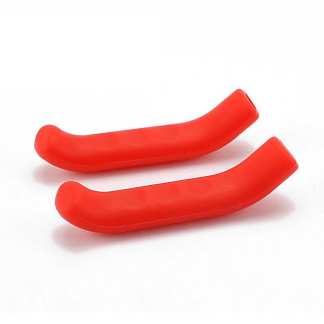 Bicycle Brake Handle Cover Bike Brakes Silicone Sleeve Universal Type Brake Lever Protection red