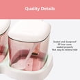 thumbnail image 4 of Vacemry Plastic Seasoning Box Set, Kitchen Spice Organizer with Measuring Spoons, Clear Airtight Food Storage Containers for Salt Sugar Flour Spices, Pantry Cabinet Countertop Organizing, 4 of 6
