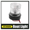thumbnail image 2 of Marine Anchor Light For Boat LED Navigation Lights Sea Sailing Lamp Waterproof Fold Down Lights 12-24V, 2 of 7