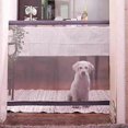 thumbnail image 2 of Barrière Magique pour Chiens Barrière d'Escalier Rétractable Barrière pour Bébé Barrière de Sécurité pour Animaux Filet d'Isolement pour Animaux Grande et Grand Barrière Rétractable pour Animaux pour Séparer Bébé et Animaux, 2 of 5